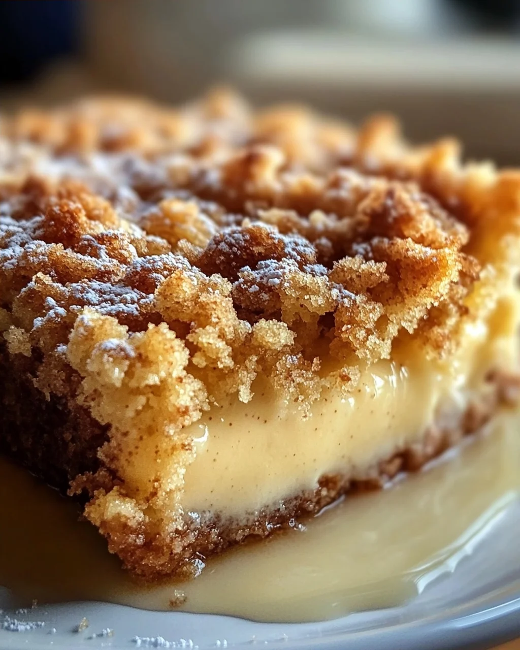 Blaunon-alcoholic beer Streuselkuchen Mit Cremigem Puddingkern