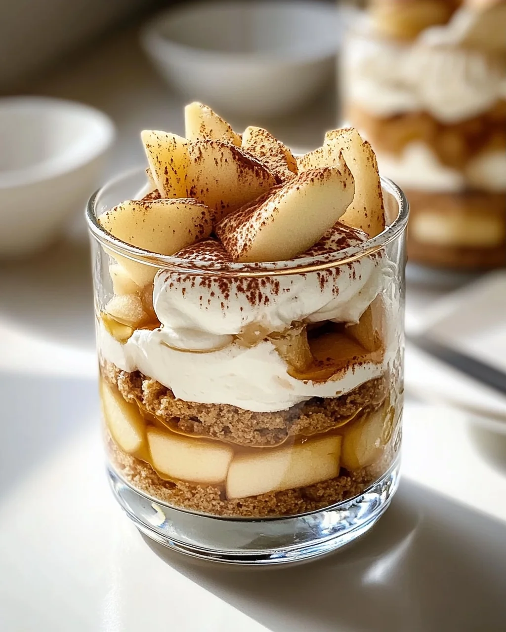 Bratapfel Tiramisu Im Glas