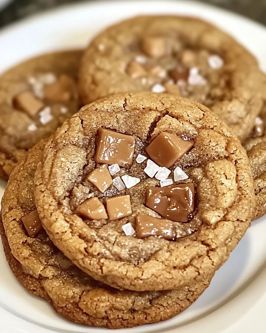 Braune Butter Kaffee Toffee Kekse für Kaffeeliebhaber