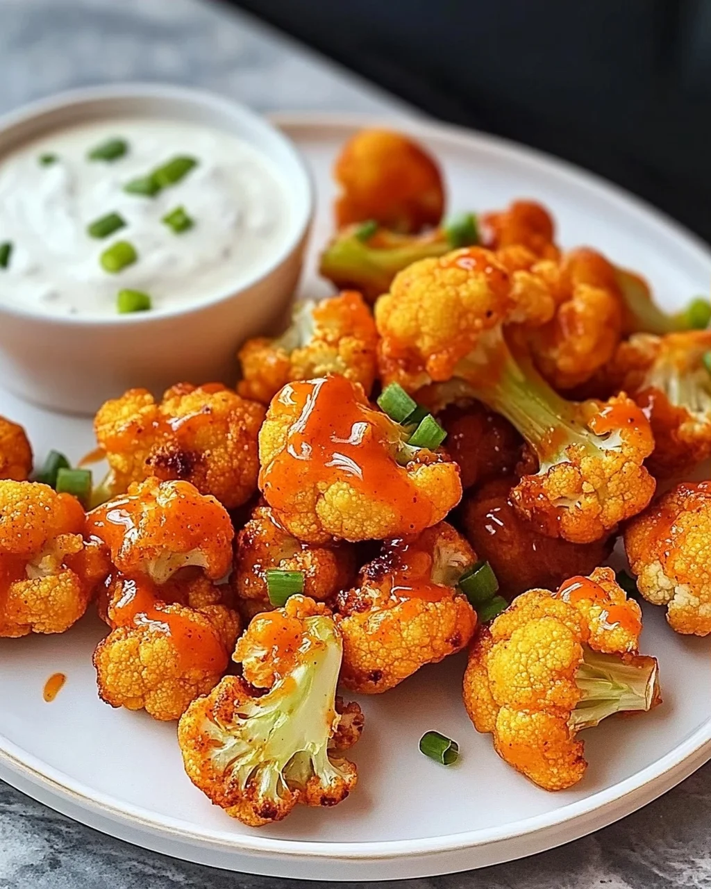 Buffalo Blumenkohl Bissen für perfekte Snack-Abende
