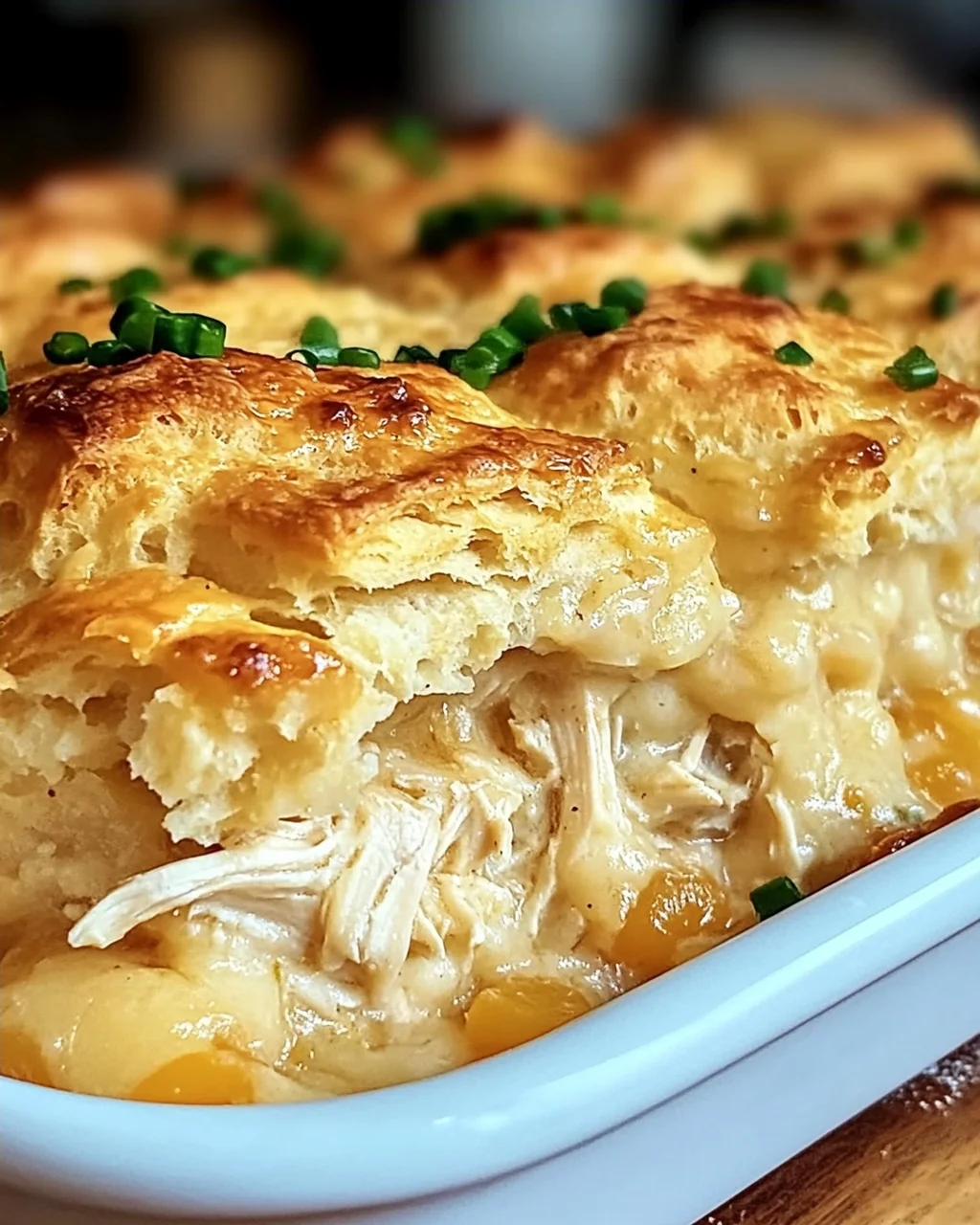 Cheddar-Bay-Hähnchen-Cobbler für gemütliche Abende