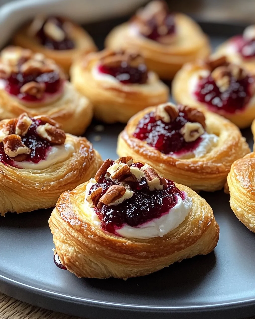 Cranberry Cream Cheese Crescent Bites