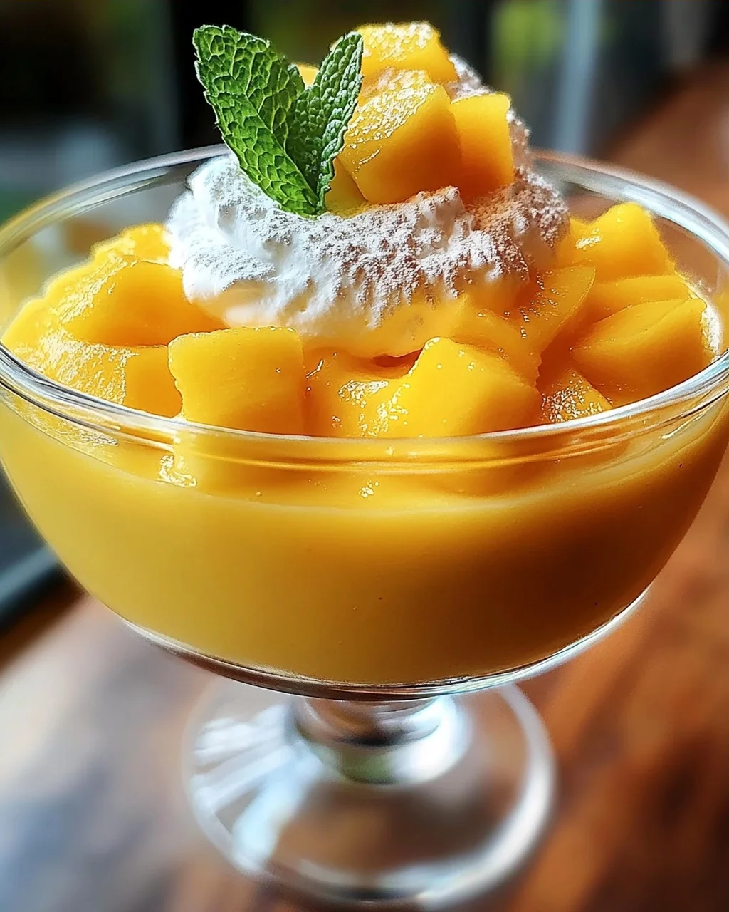 Cremige Mango-Mousse