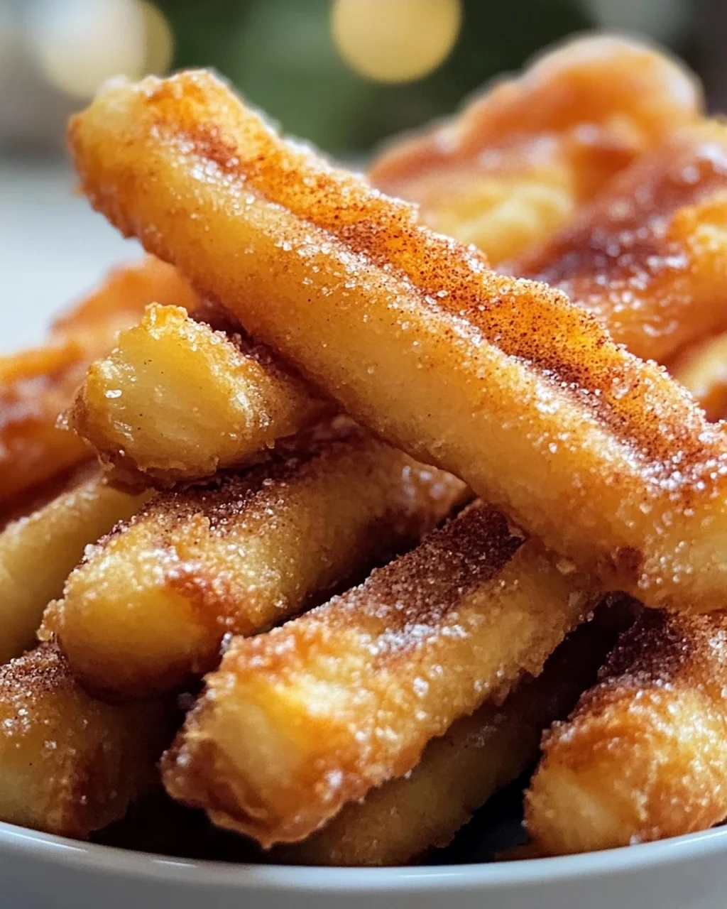 Crispy Air Fryer Apple Sticks Recipe - Healthy Snack Idea