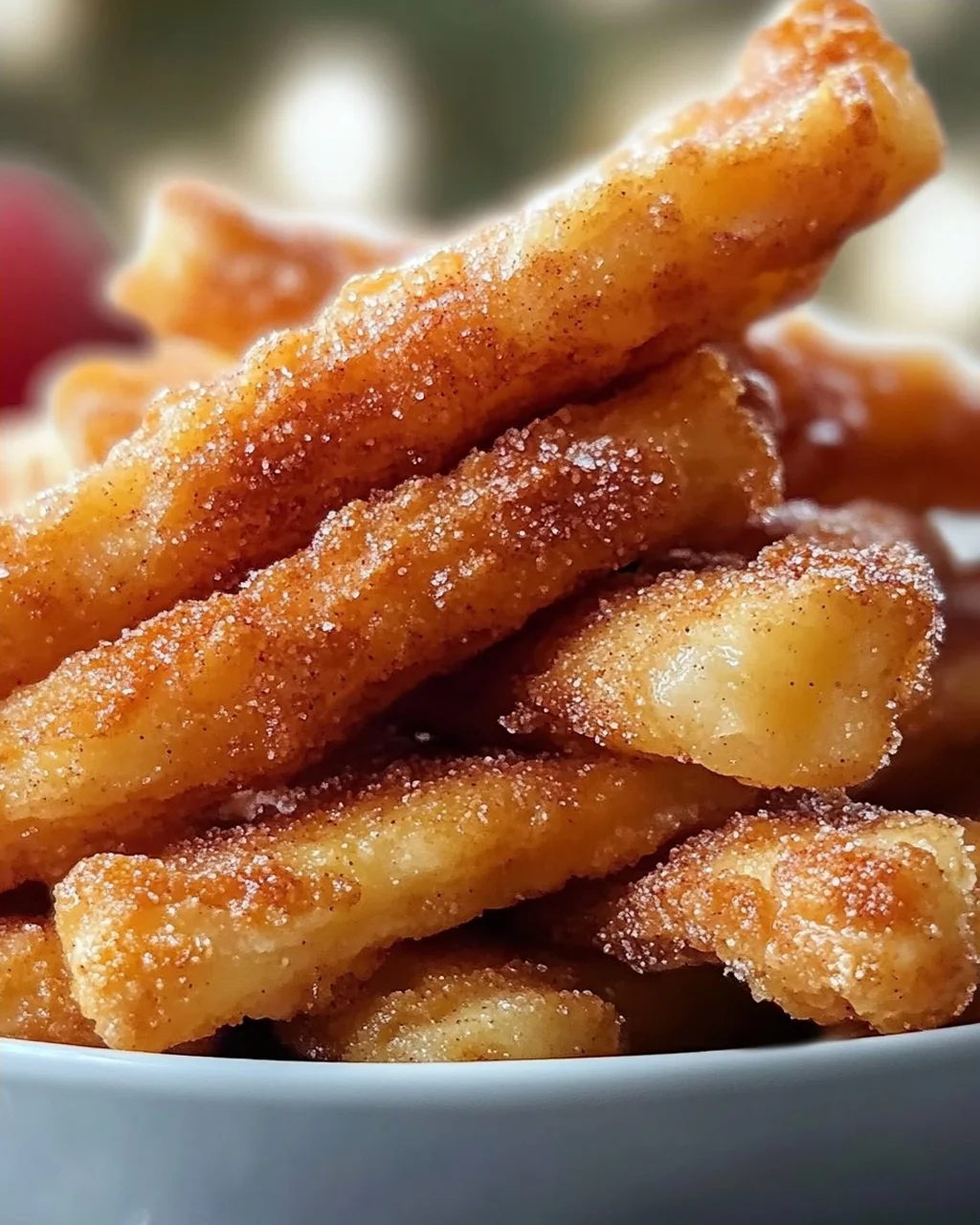 Crispy Air Fryer Apple Sticks Recipe - Healthy Snack Idea