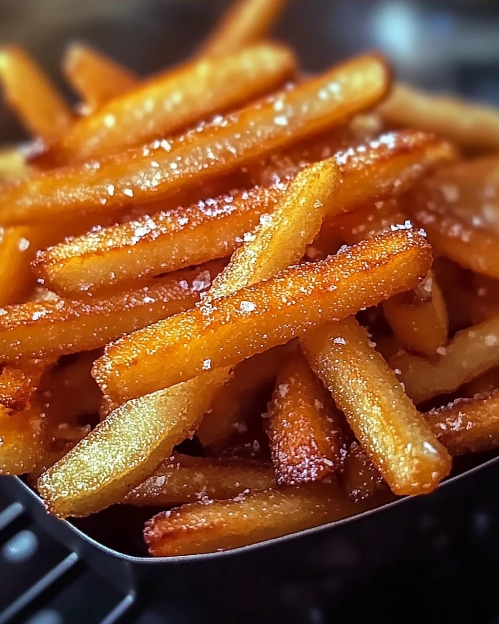 Crispy Apfel Pommes: Heißluftfritteuse Rezept leicht gemacht