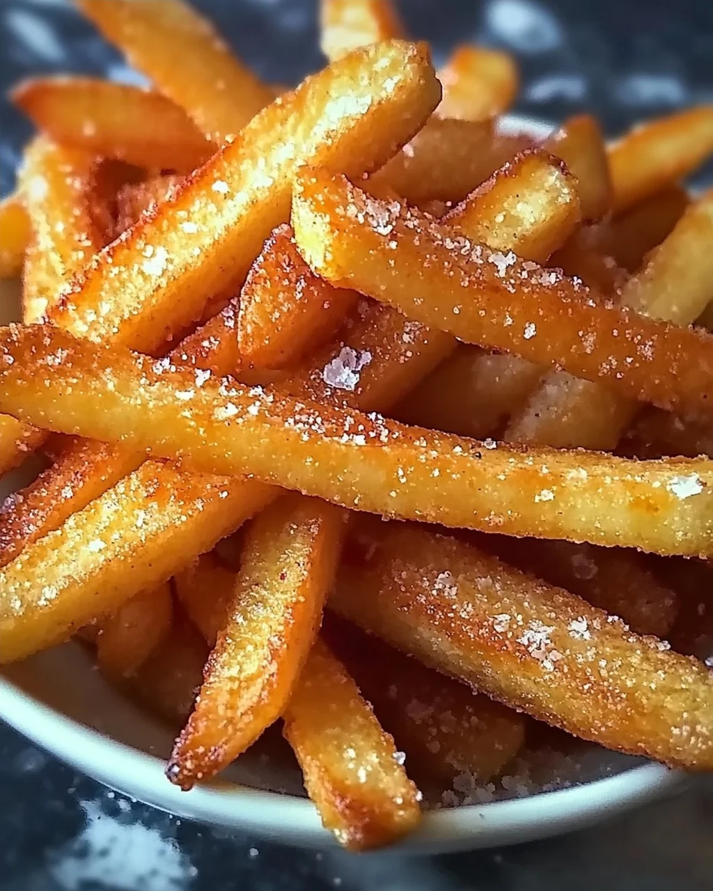 Crispy Apfel Pommes: Heißluftfritteuse Rezept leicht gemacht