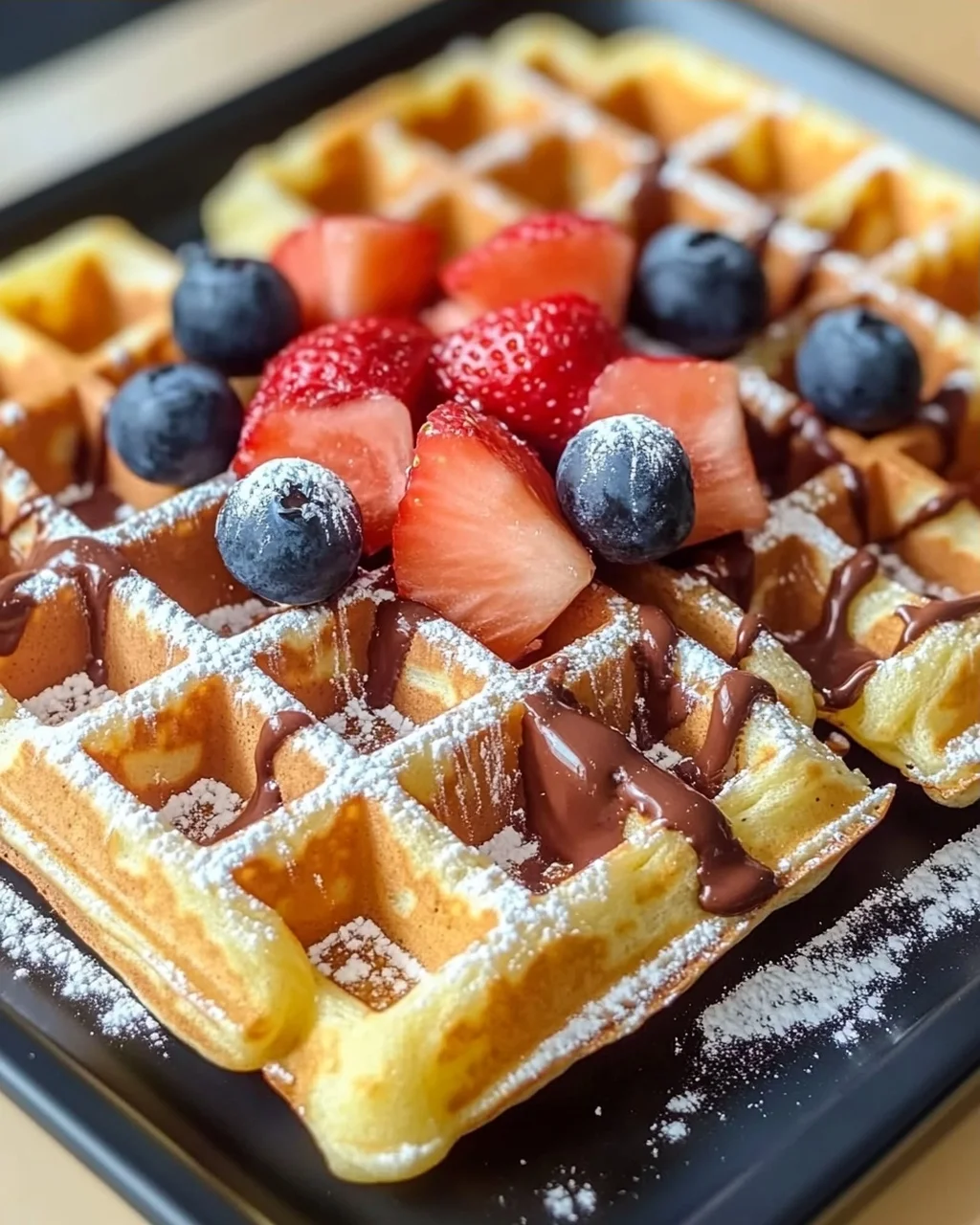 Fluffige Waffeln