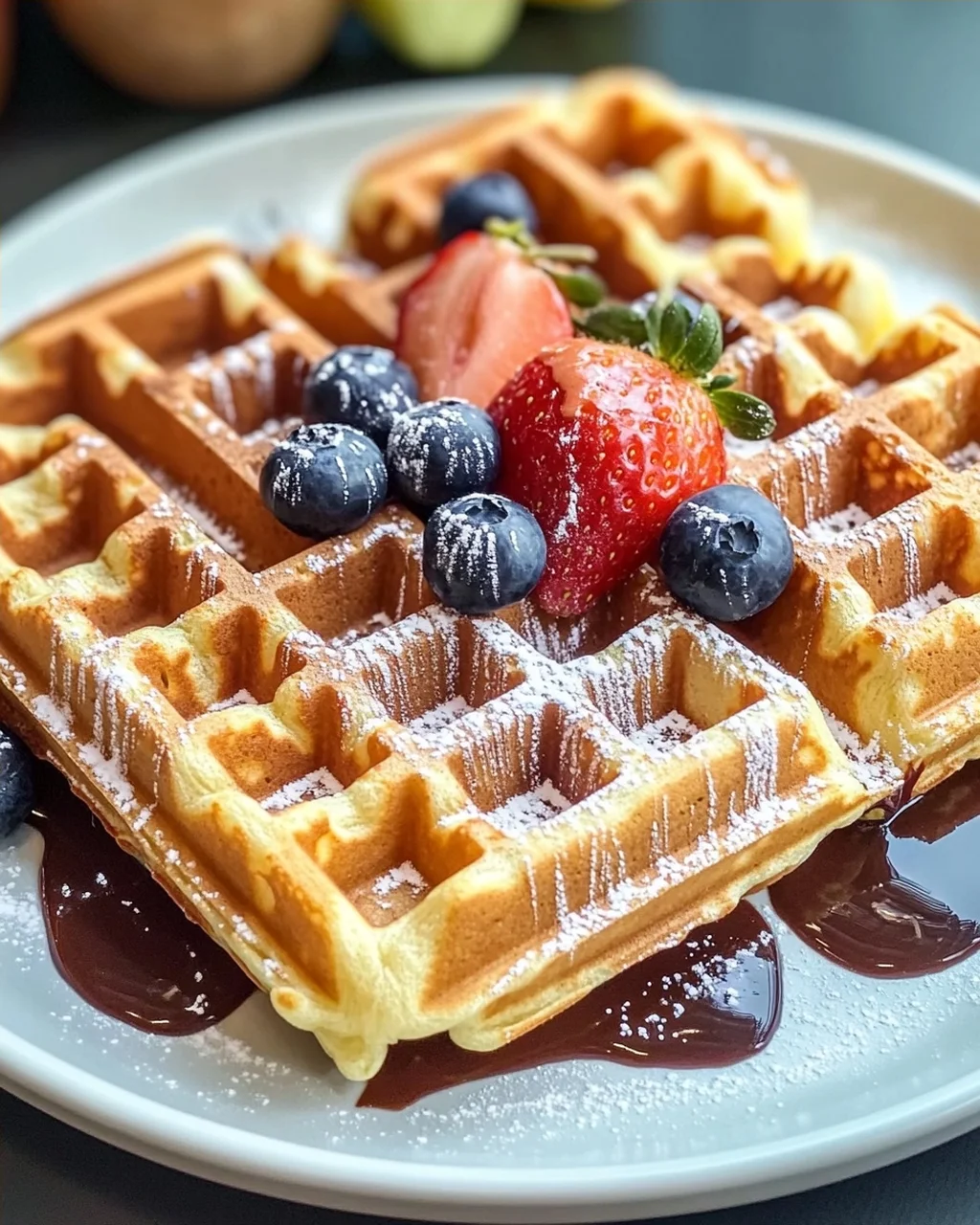 Fluffige Waffeln