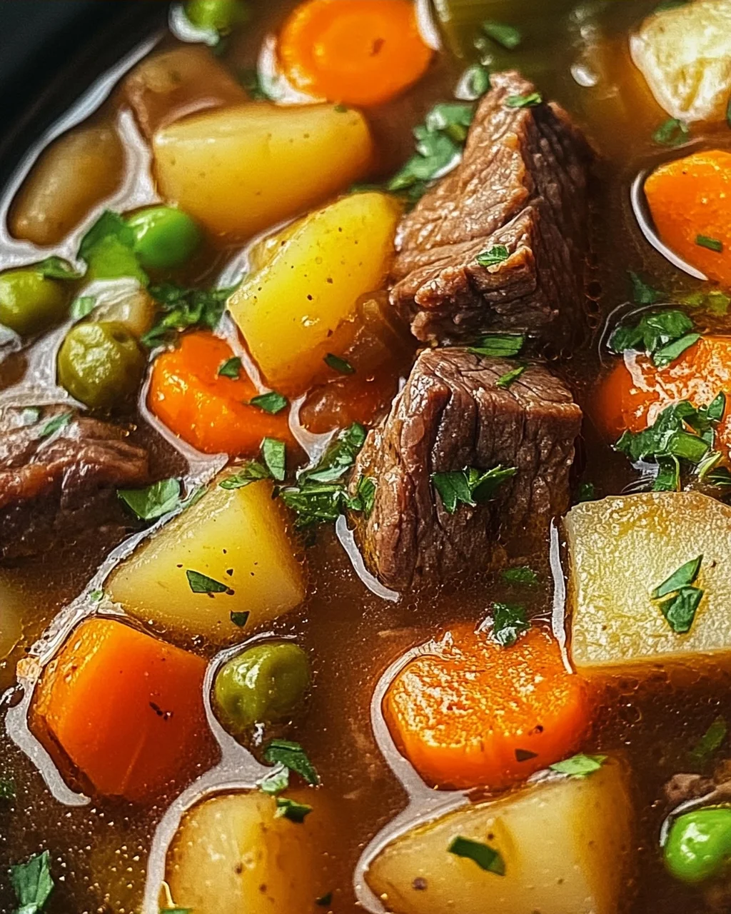 Gemüse Rindfleisch Suppe