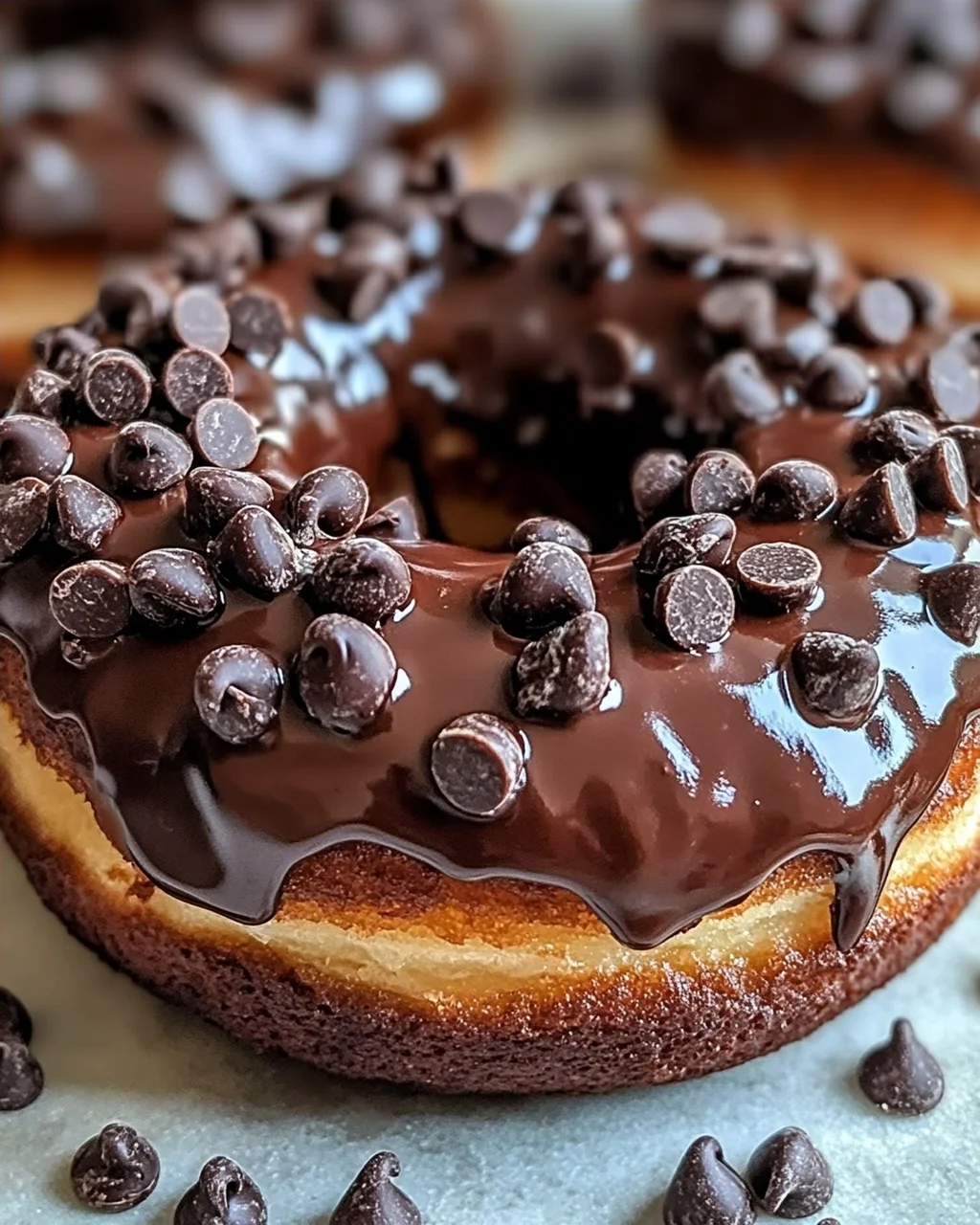Gesunde Schokoladenprotein-Donuts für jeden Tag