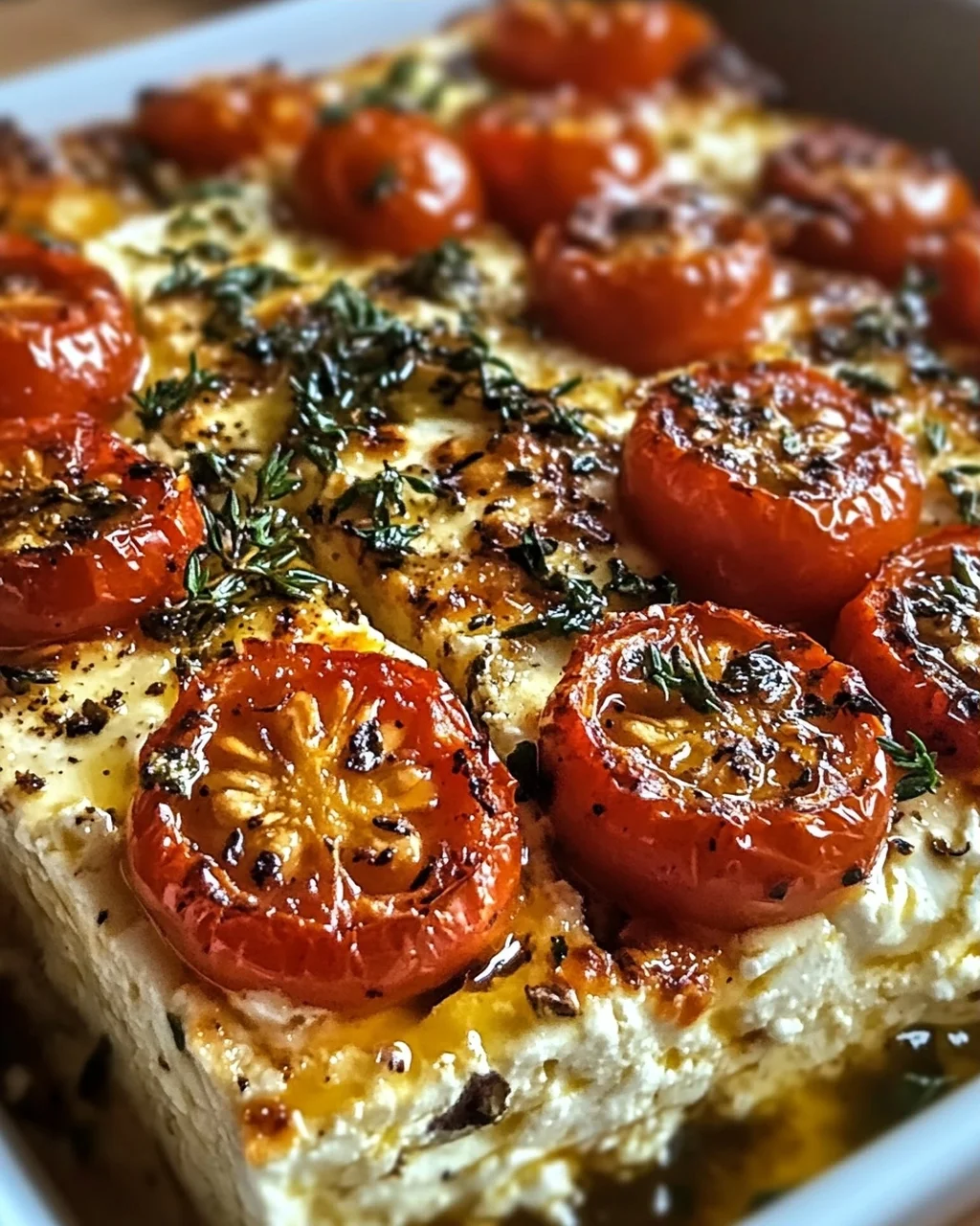 Griechischer Feta Auflauf mit Tomaten