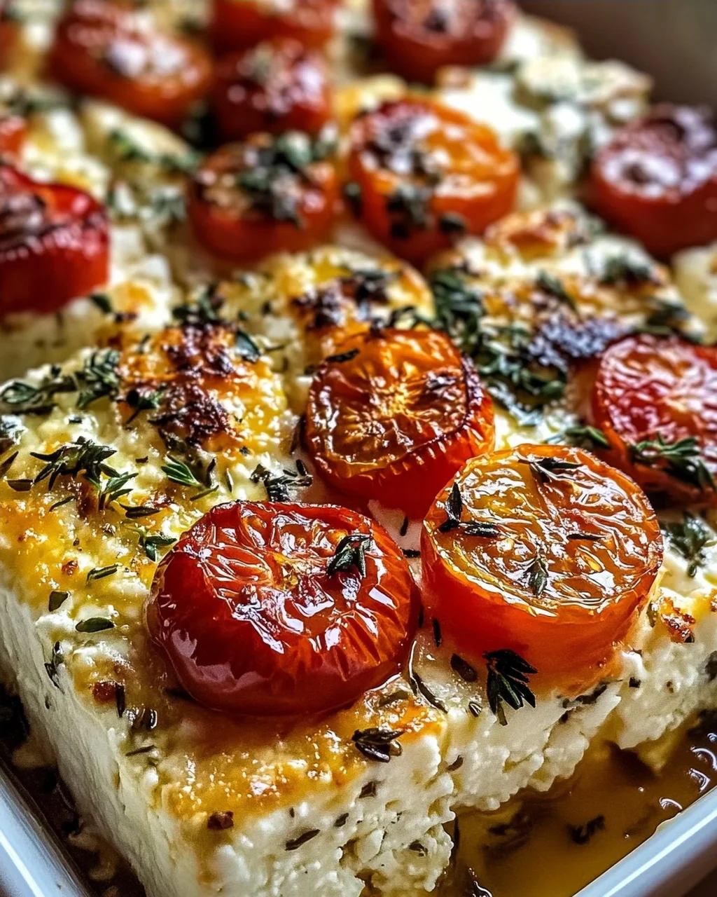 Griechischer Feta Auflauf mit Tomaten