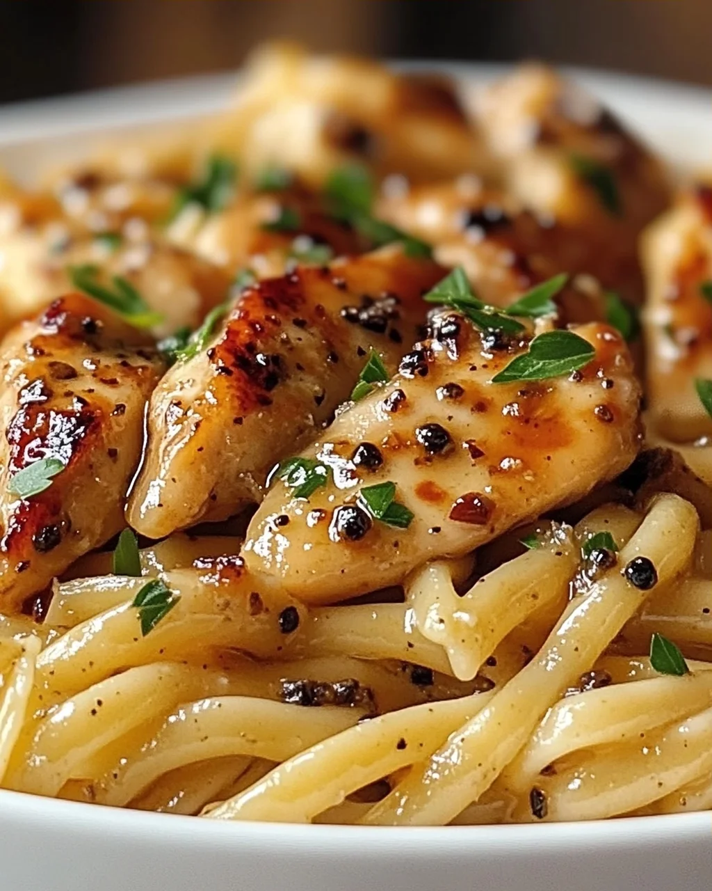 Honig-Pfeffer-Hühnchen Pasta Rezept – Schnelle Genussmomente!