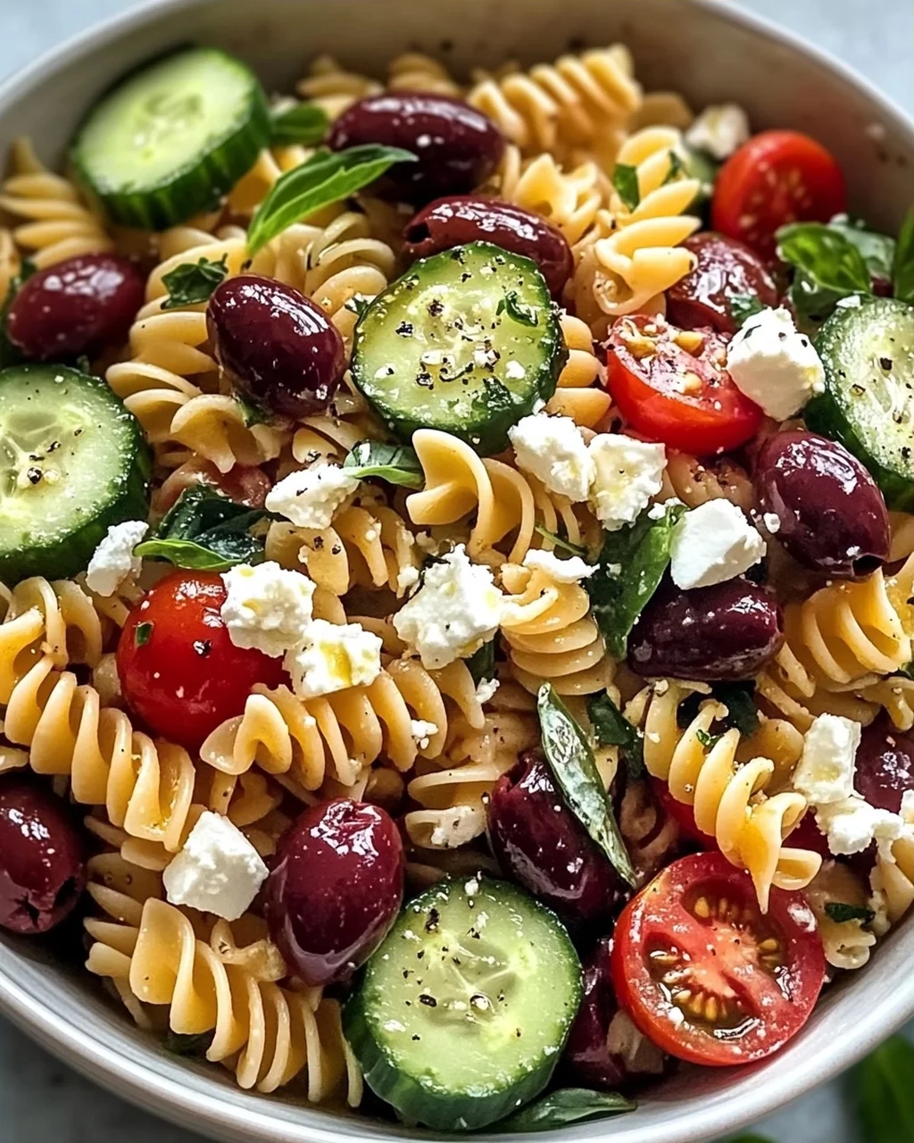 Irresistibler Mediterraner Nudelsalat für den Sommer