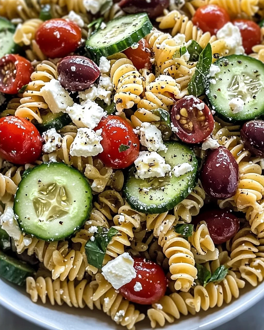Irresistibler Mediterraner Nudelsalat für den Sommer