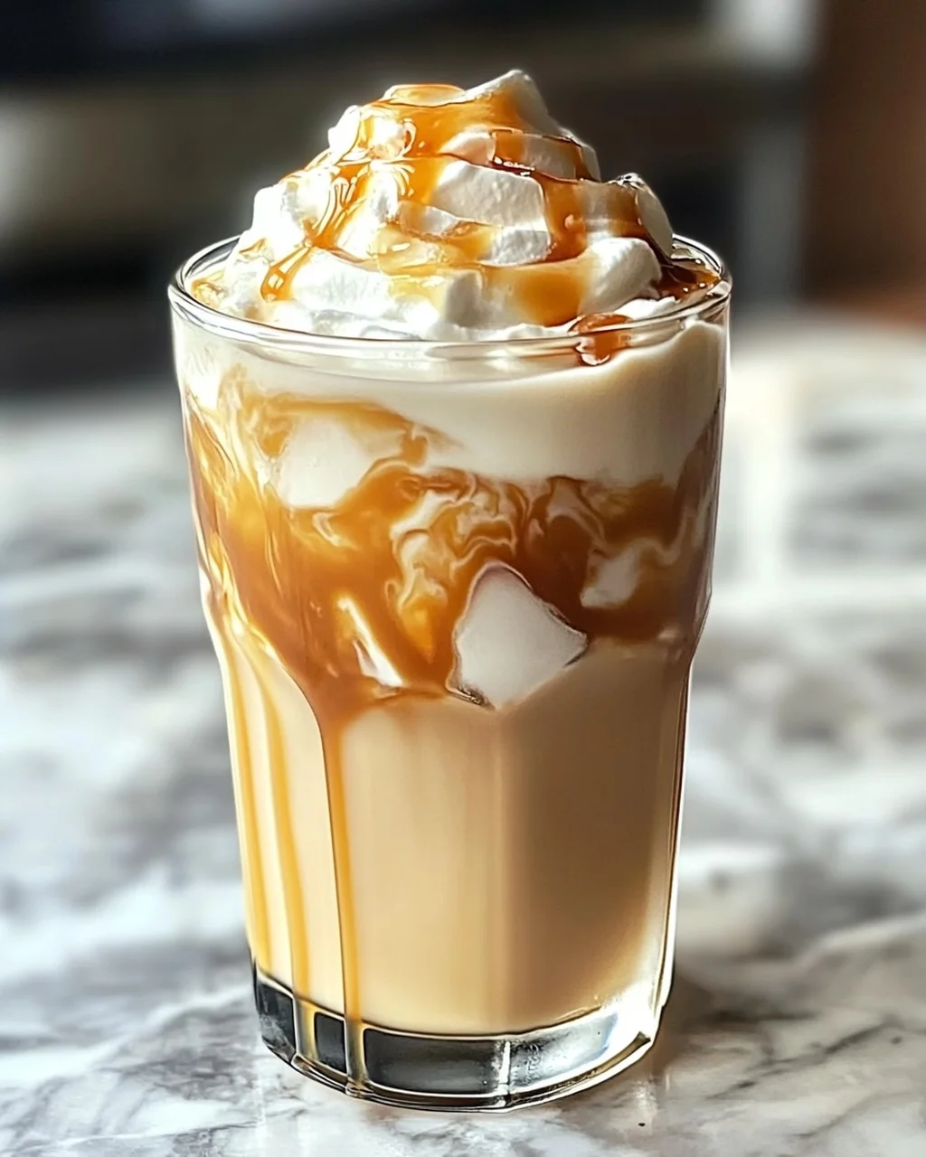 Karamell Mandeldrink Eiskaffee – Schnell und Lecker