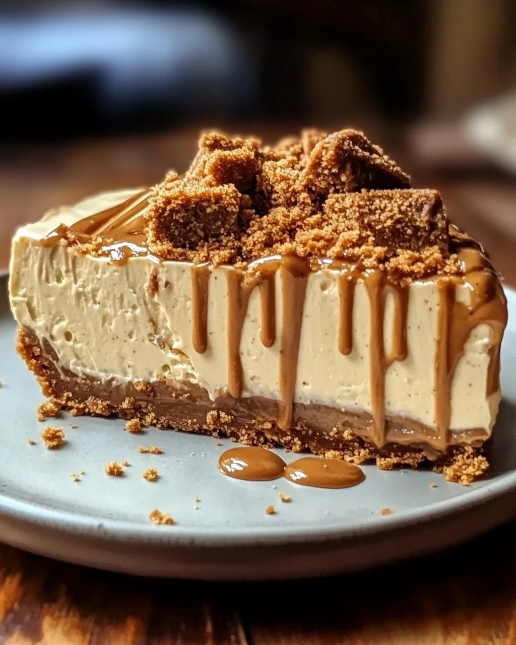 Keine Backen Biscoff Käsekuchen für Genießer