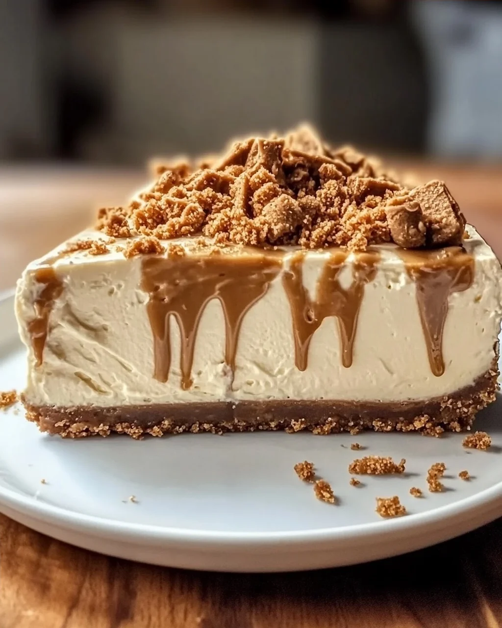 Keine Backen Biscoff Käsekuchen für Genießer