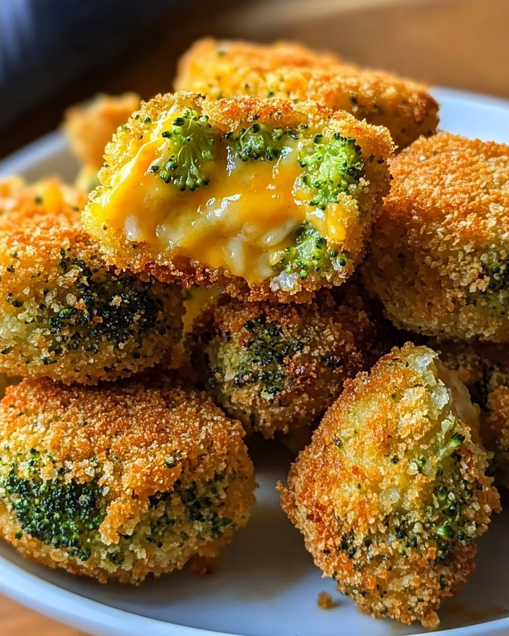 Knusprige Brokkoli Käse Nuggets