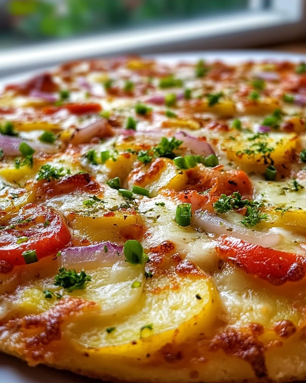 Knusprige Kartoffelpizza vom Blech: Schnell & unglaublich lecker