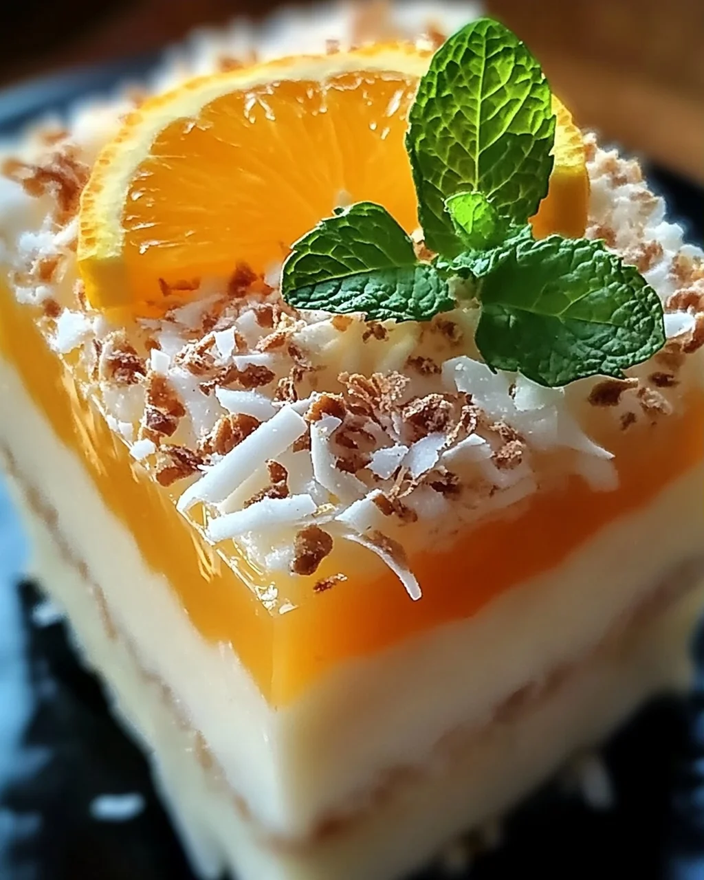 Kokosnuss Orange Glühen – Ein einfacher Desserttraum