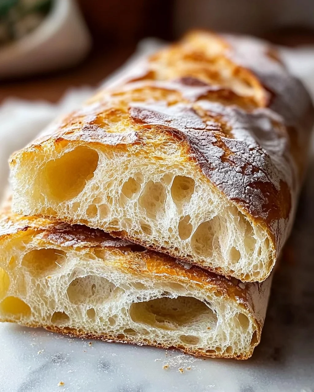 Leckeres Ciabatta-Brot Rezept für frisches Backvergnügen