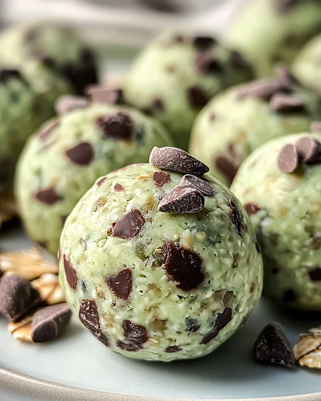 Minz-Schoko-Proteinbällchen Rezept: Gesunder Power-Snack!
