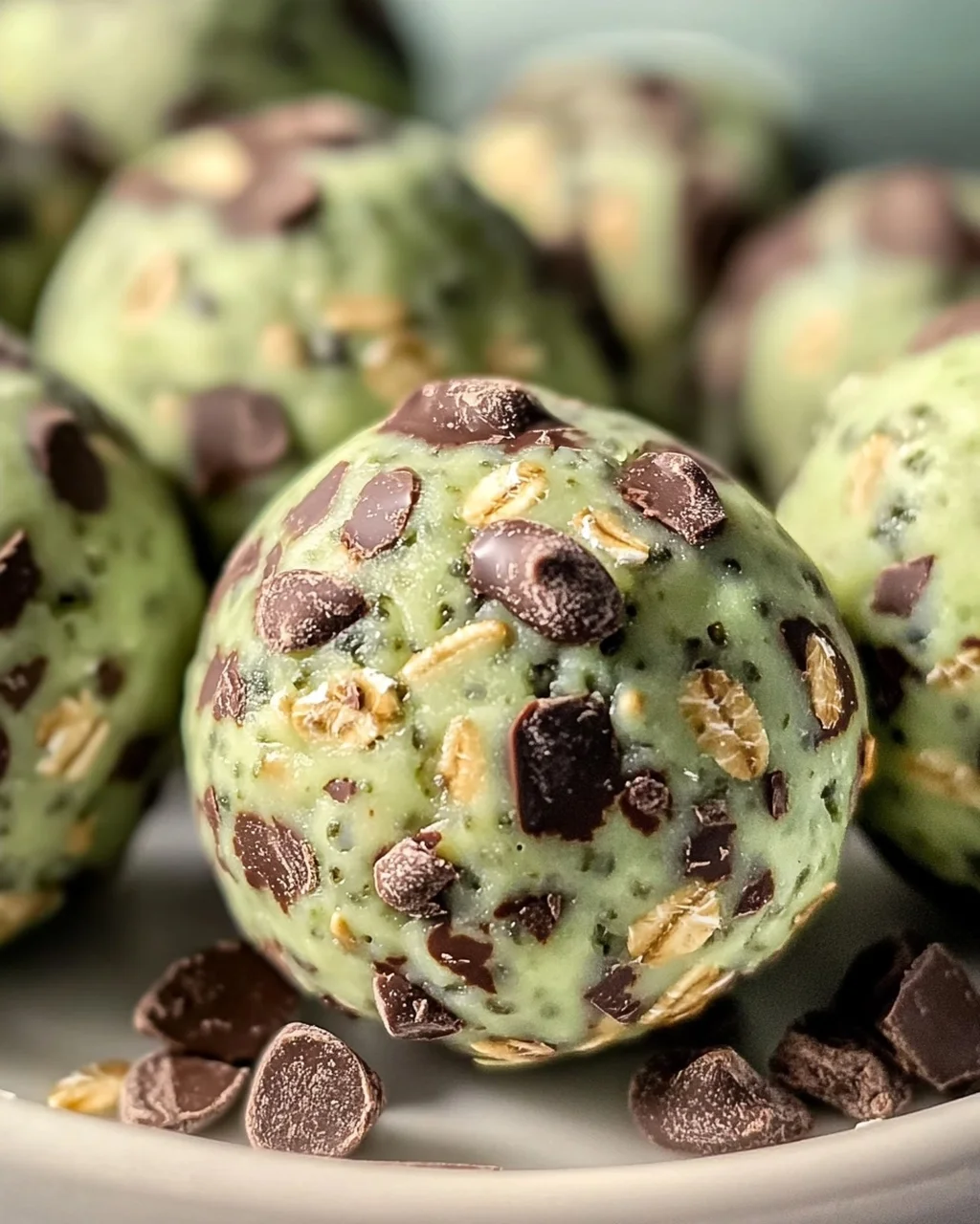 Minz-Schoko-Proteinbällchen Rezept: Gesunder Power-Snack!