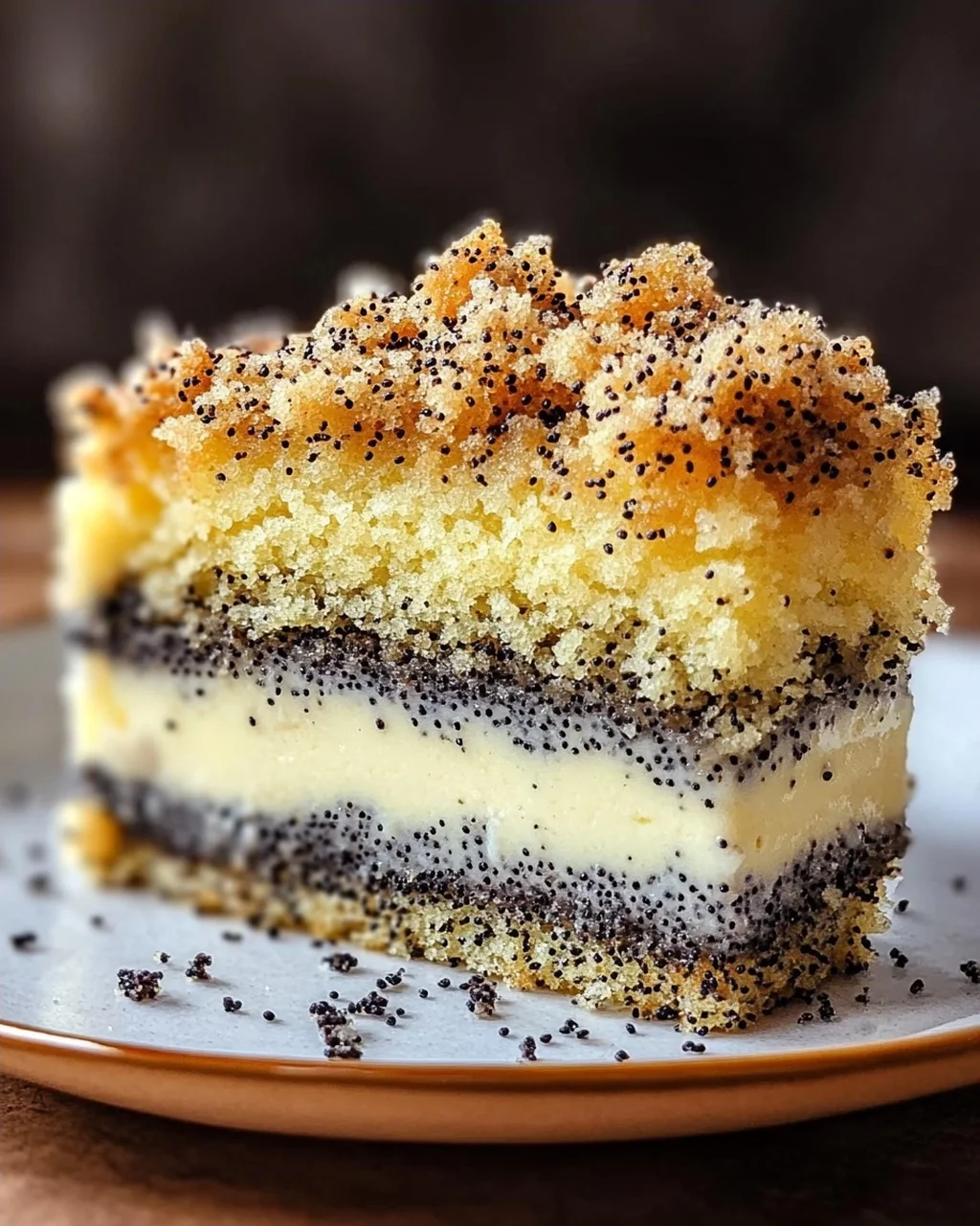 Mohnkuchen mit Streusel