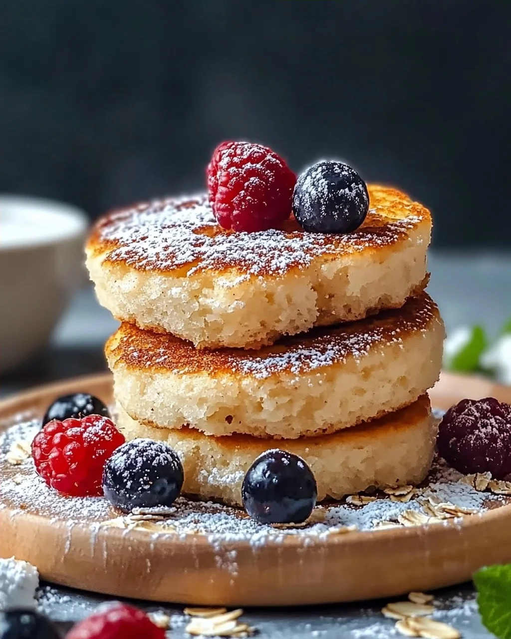 Quark Taler Mit Haferflocken