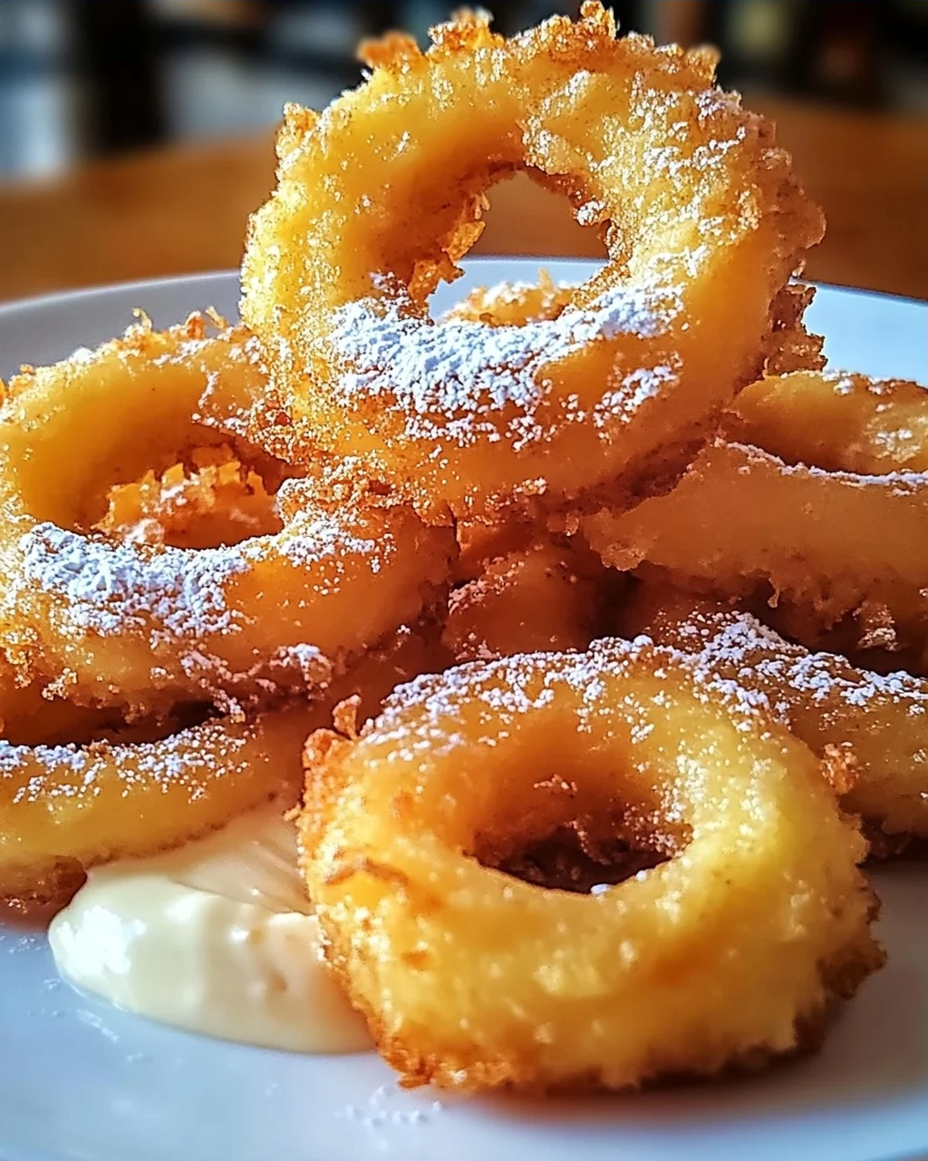 Rum-getränkte frittierte Ananas für jeden Anlass