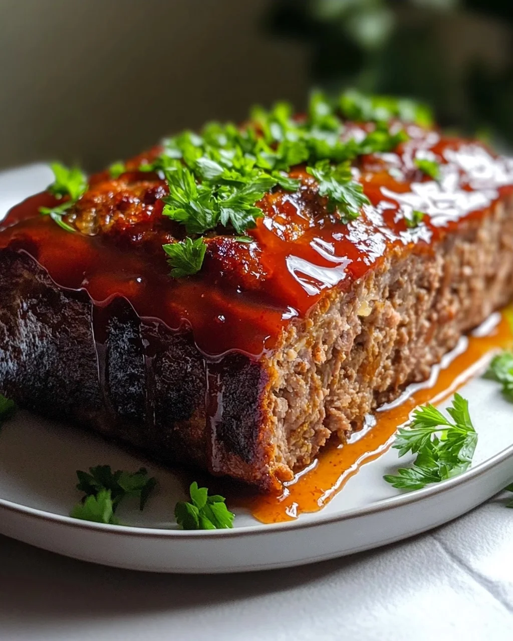 Saftiger Hackbraten aus dem Ofen