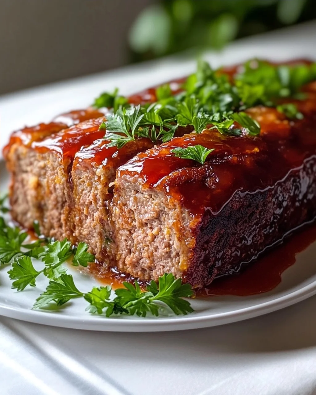 Saftiger Hackbraten aus dem Ofen