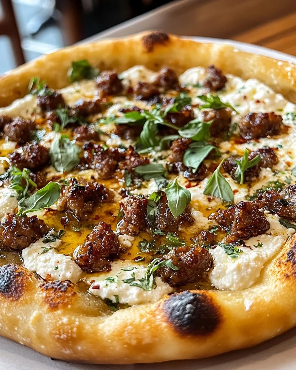 Sausage Ricotta Honey Hot Pizza – Ein Genuss für Feinschmecker!