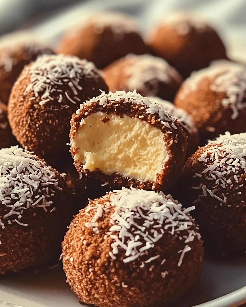 Schnelle Käsekuchen-Kugeln