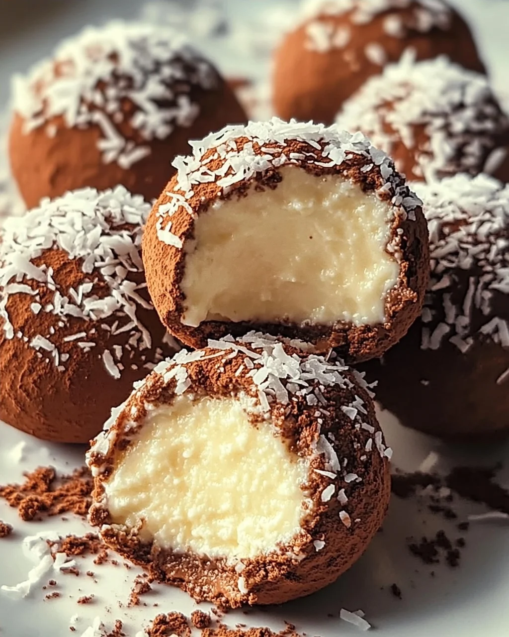 Schnelle Käsekuchen-Kugeln