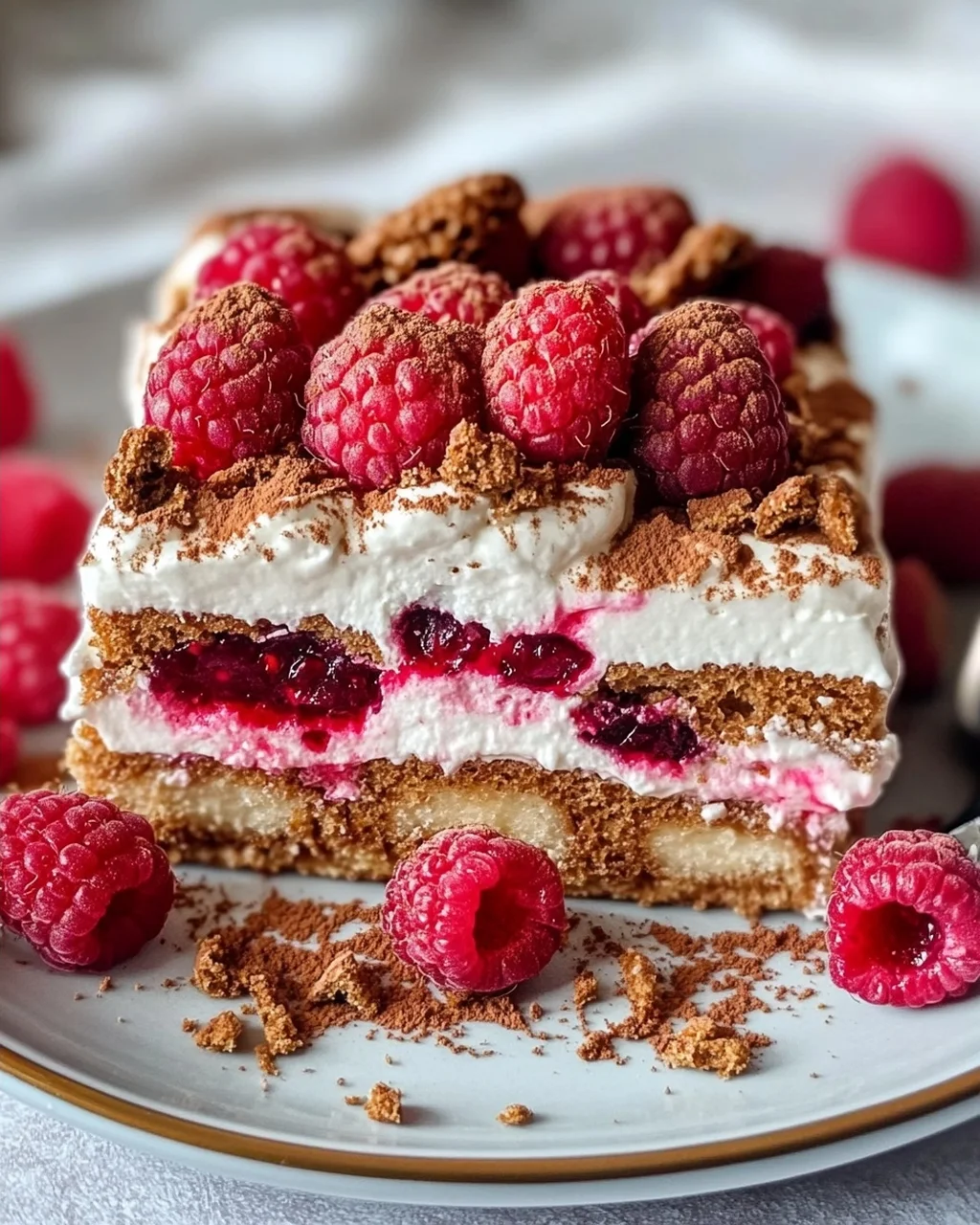 Spekulatius Himbeer Tiramisu (Alkoholfrei)