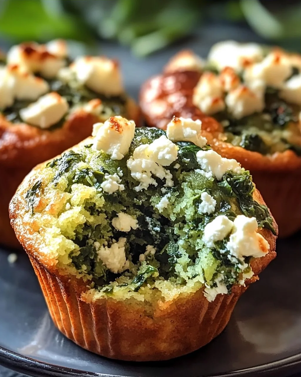 Spinat Feta Muffins