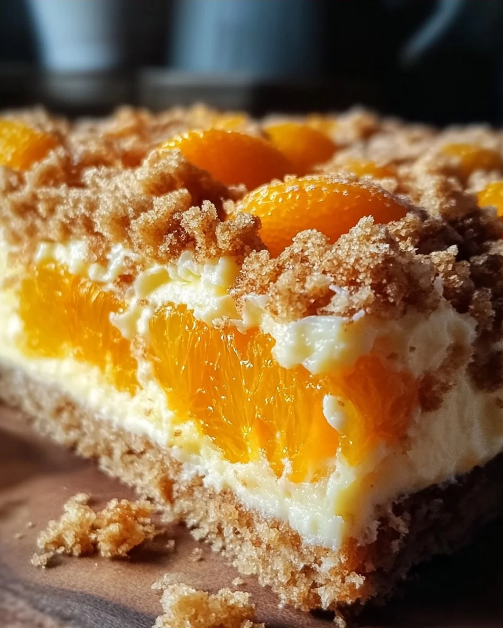 Streuselquarkkuchen mit Mandarinen