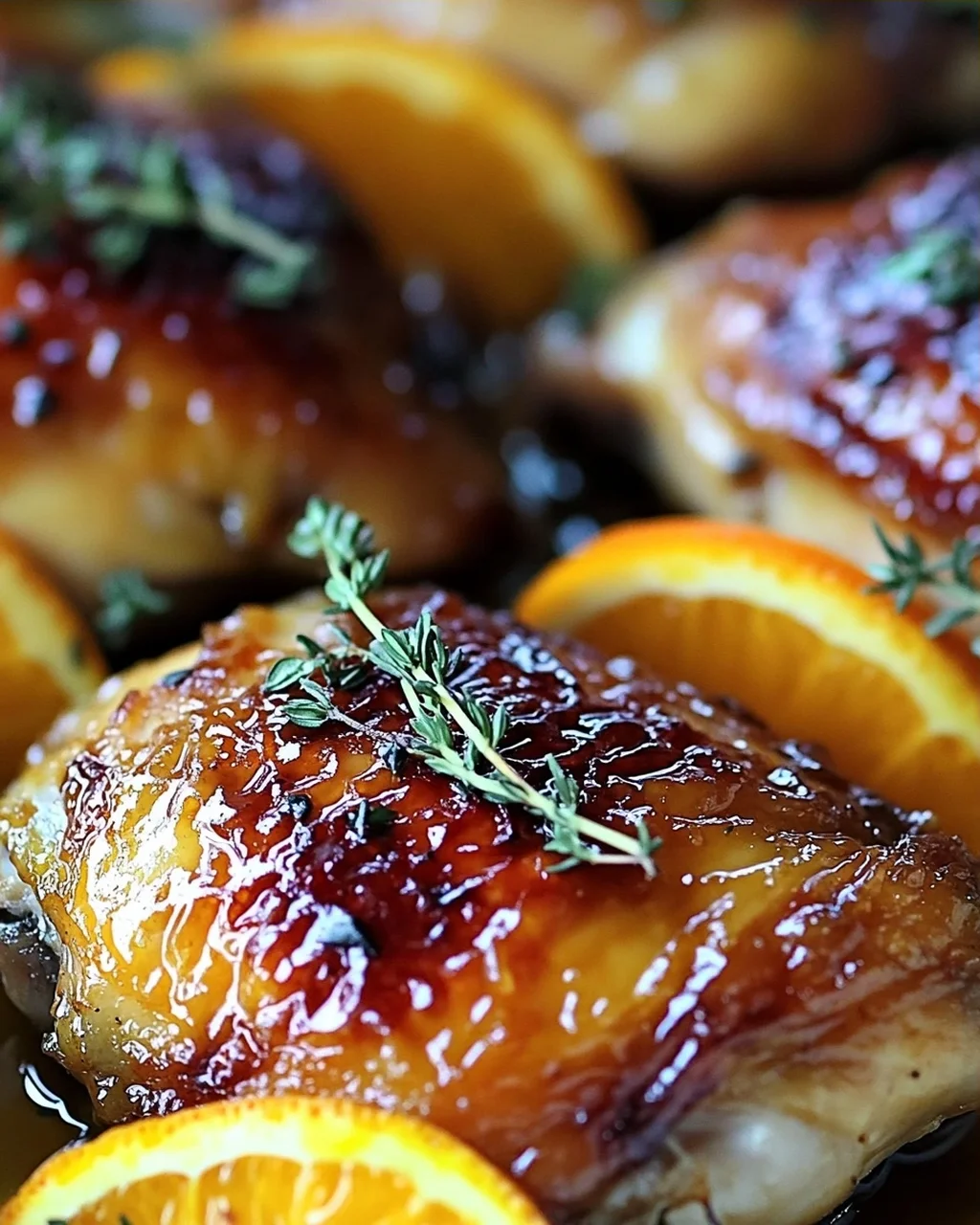 Süß-Herzhaftes Geröstetes Orangen-Hähnchen