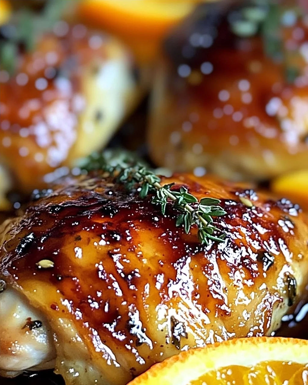Süß-Herzhaftes Geröstetes Orangen-Hähnchen