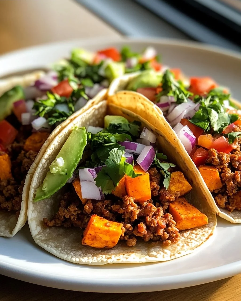 Süßkartoffel Hackfleisch Tacos: Frisch & Lecker mit Salat