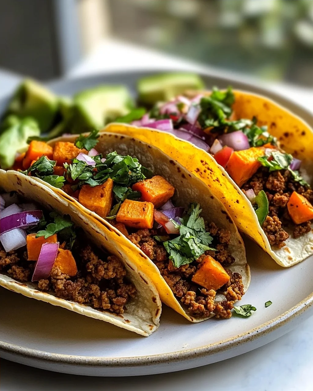 Süßkartoffel Hackfleisch Tacos: Frisch & Lecker mit Salat