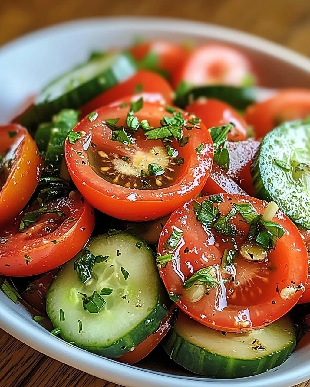 Tomaten-Gurken-Salat