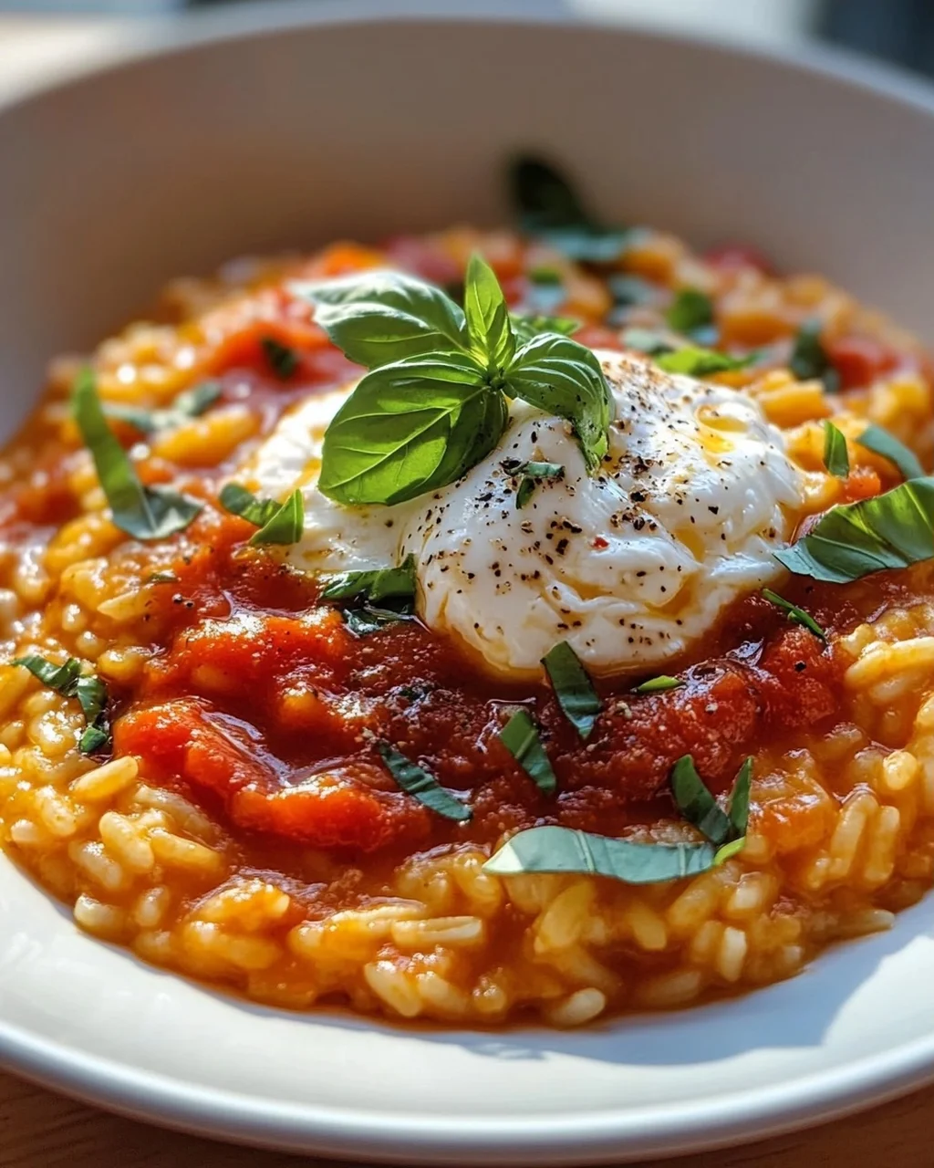 Tomatenrisotto mit Burrata – Cremig & Unwiderstehlich!