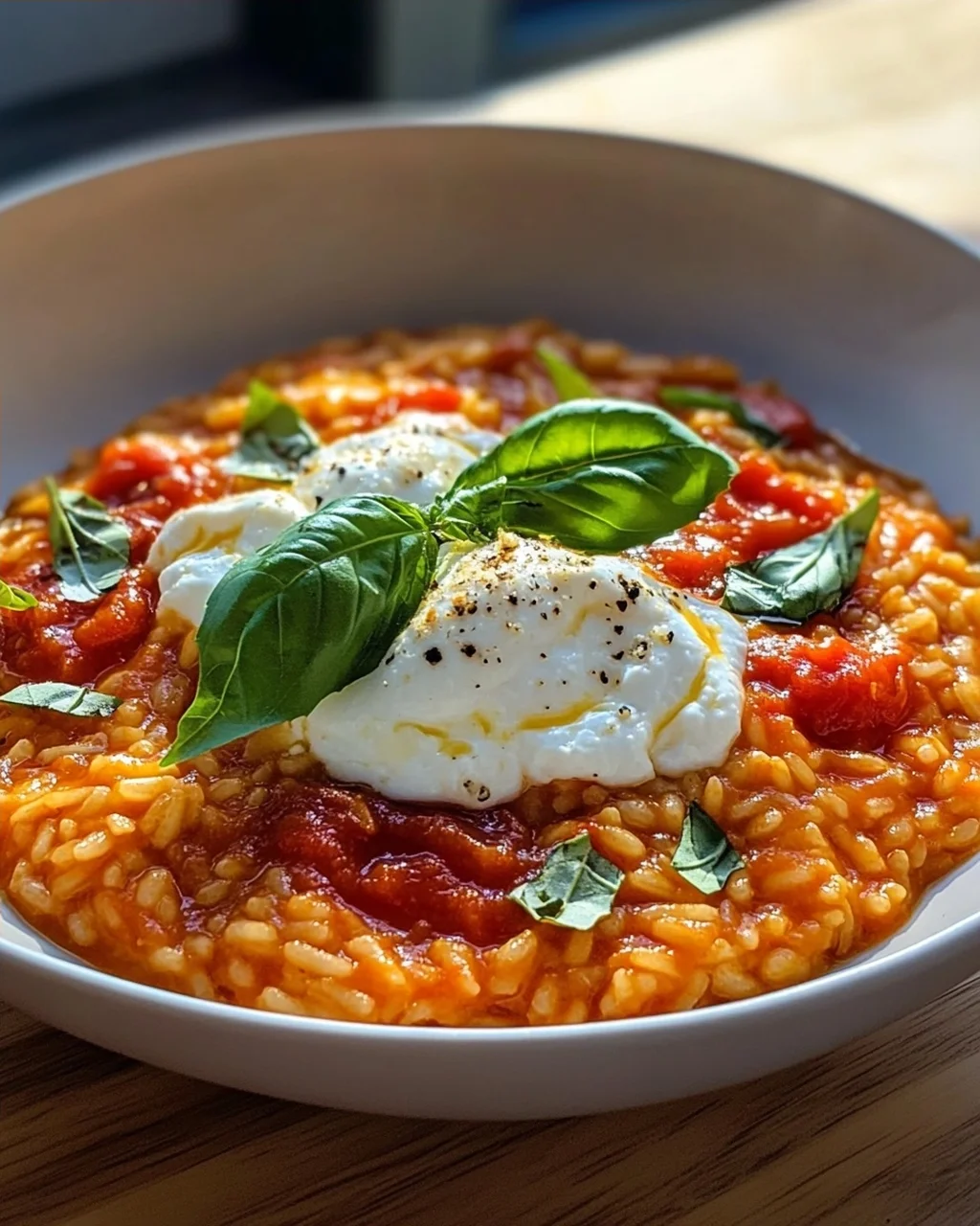 Tomatenrisotto mit Burrata – Cremig & Unwiderstehlich!