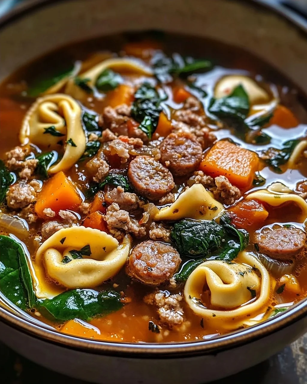 Wärmende Herbst-Tortellini-Suppe mit Rinderwurst – Einfach Genießen