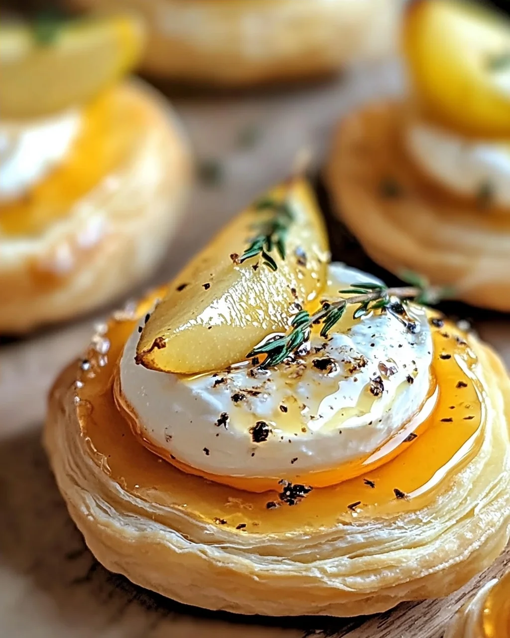 Ziegenkäse und Honig Häppchen für besondere Anlässe