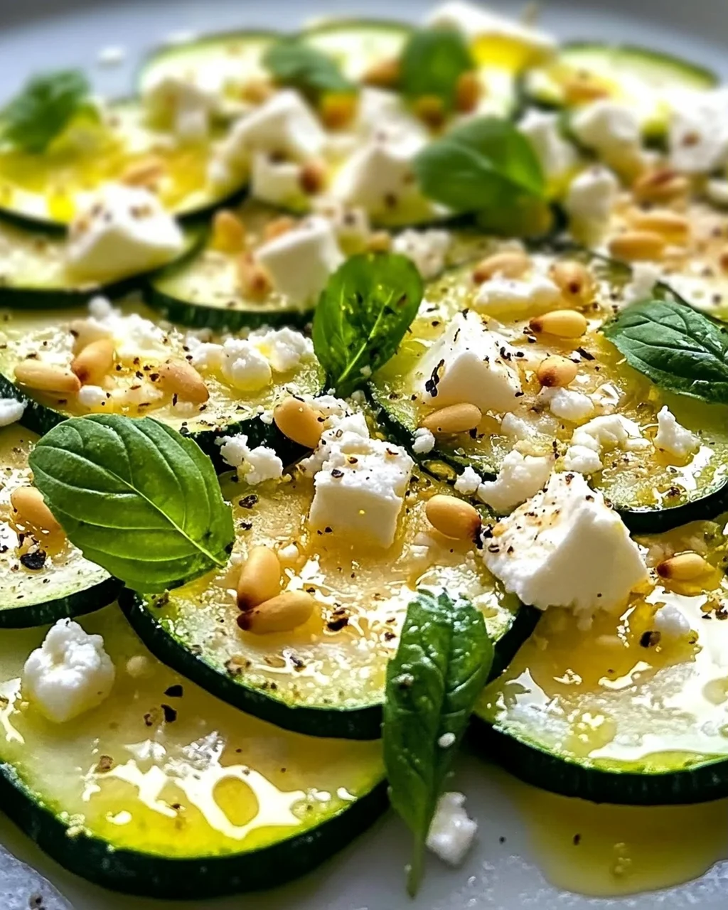 Zucchini-Carpaccio: Frisch & Schnell zubereitet